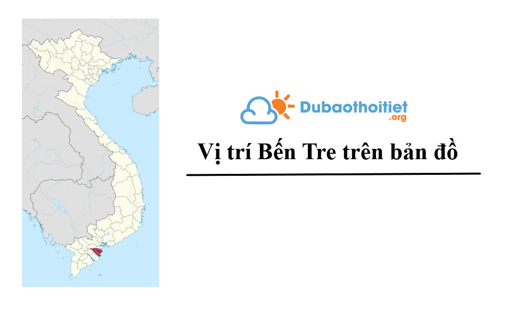 Vị trí Bến Tre trên bản đồ